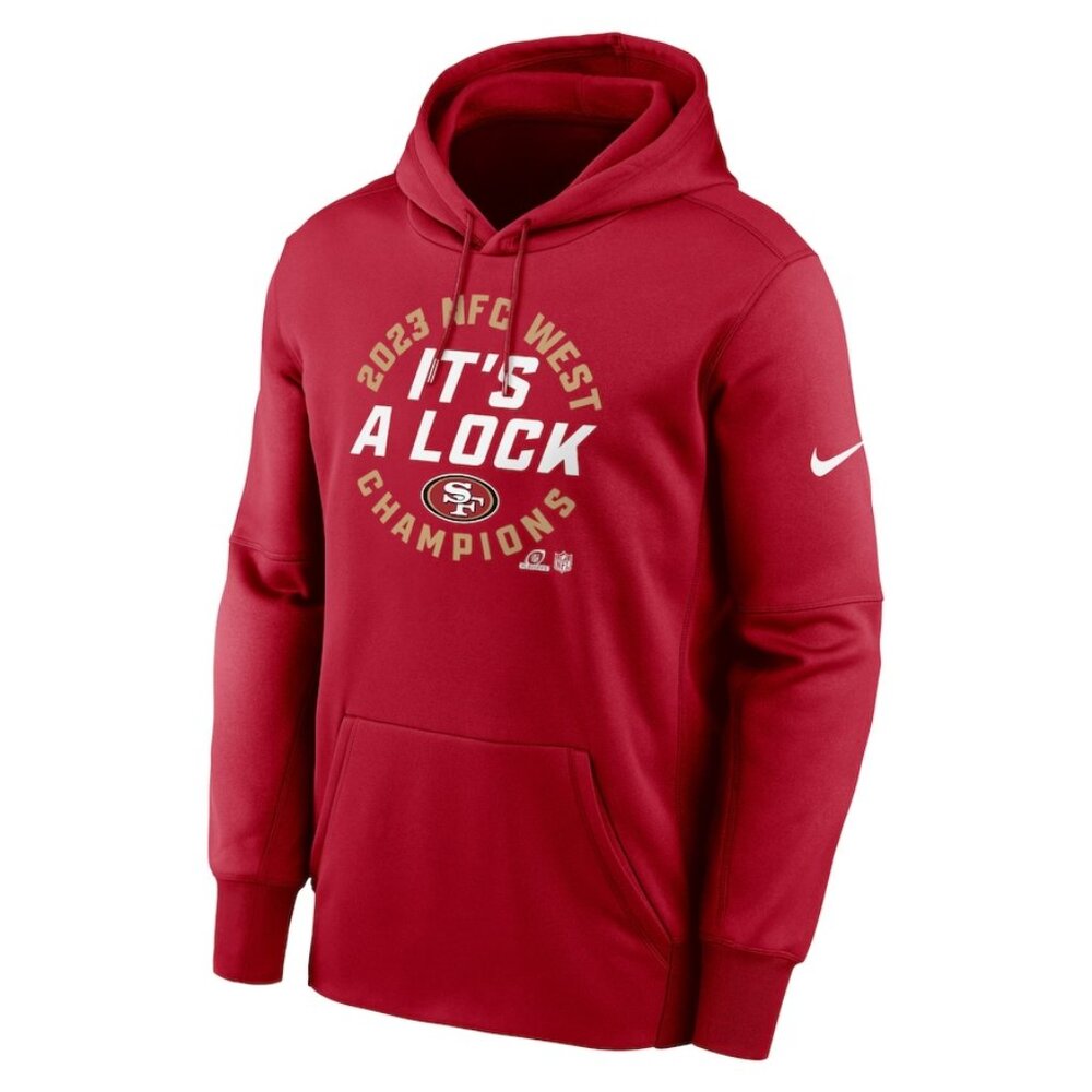 San Francisco 49ers Nike 2023 NFC West Division Champions Hoodie (Size XL)